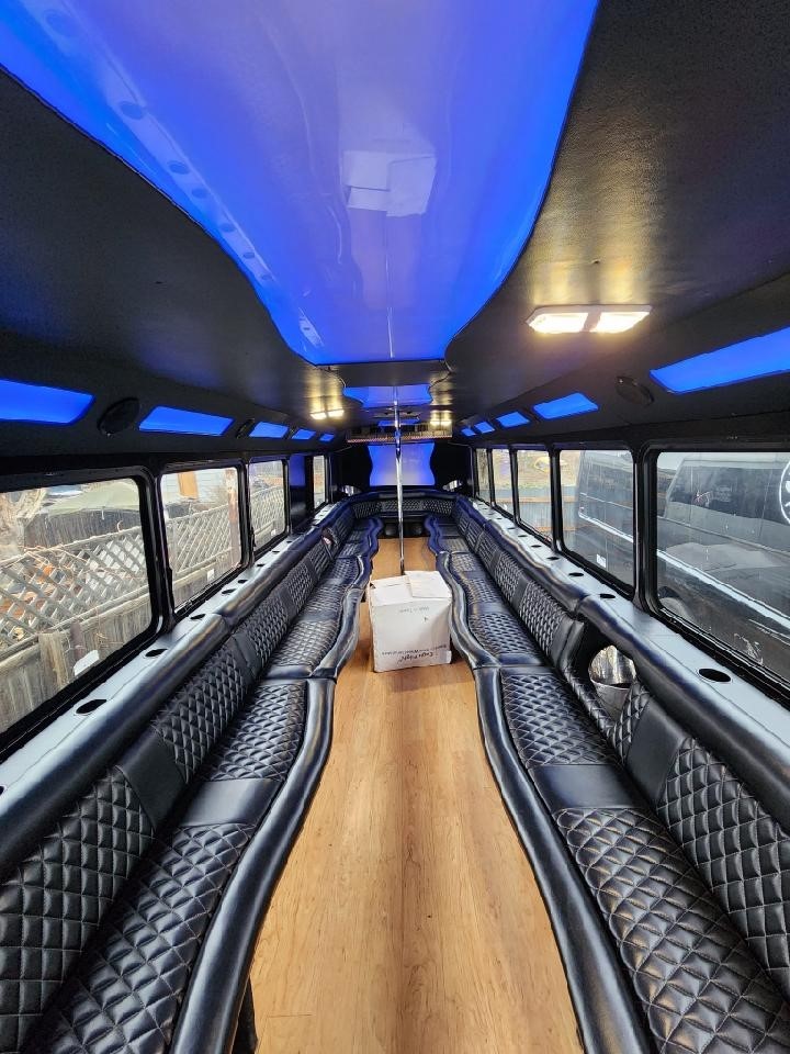 Limo Party Bus Interior Denver Limousine ETC